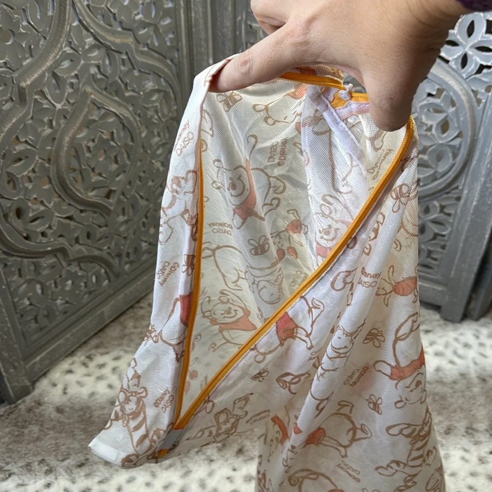 Disney Winnie the Pooh mesh laundry bag OS baby boys girls infant nursery